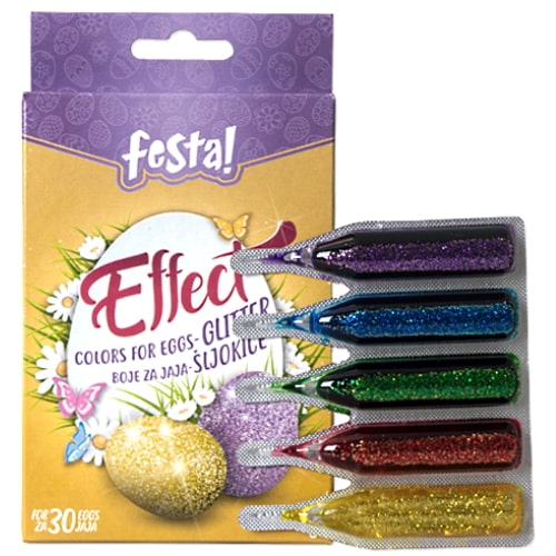 Boja za jaja glitter 5k miks Effect 730022