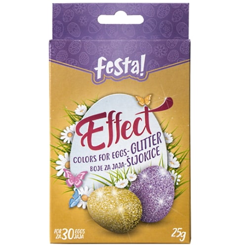 Boja za jaja gliter šljokice Effect 5K miks bubalica Boja za jaja glitter 5k miks Effect 730022