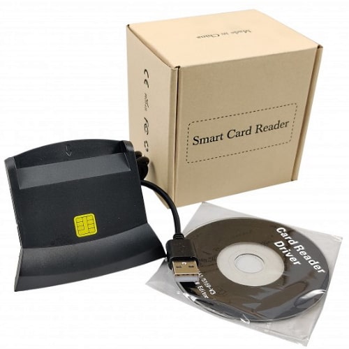 Smart card reader USB2.0 CRDR-CT303 čitač lične karte saobraćajne platnih kartica +SD+TF+SIM reader 6722