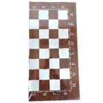 Šah za igru drveni 3u1 48cm Fischer 10607 2 bubalica