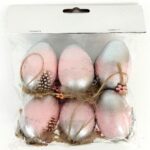 Uskrsnje-jaje-6cm-perje-set-6kom-roze-zlatna-300688-bubalica
