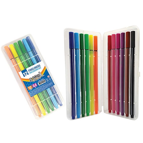 Fineliner mix 12 boja 0.4mm S-Cool NS29791 SC1494 bubalica Fineliner-mix-12-boja-0.4mm-S-Cool-NS29791-SC1494-bubalica