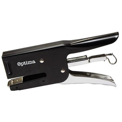 Heftalica metalna 24-6 crna Optima 22119 bubalica