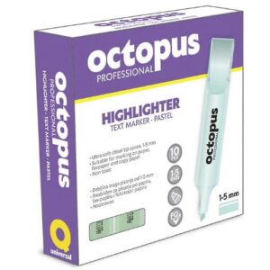 Signir-tekst-marker-pastel-zeleni-Octopus-UNl-1187-bubalica