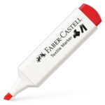 Marker-za-tekstil-crveni-Faber-Castell-159522-bubalica