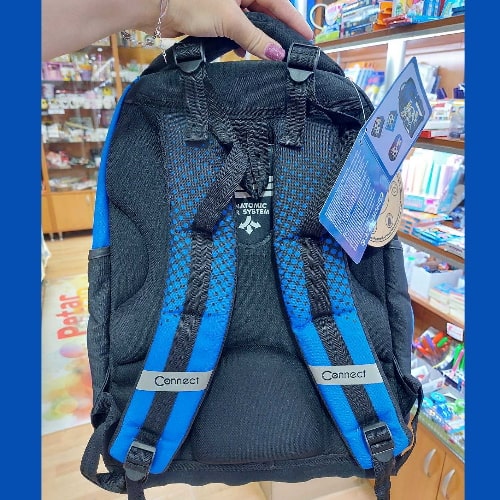 Ranac đački anatomski lagan Football Club Blue 22Connect 48038 plavi 5 bubalica