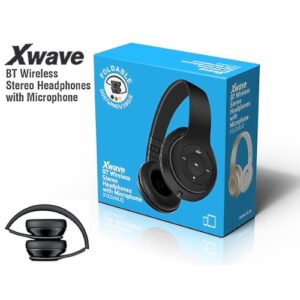 Slušalice Bluetooth sa mikrofonom FM radio microSD Xwave MX350 crne 024079 4 bubalica