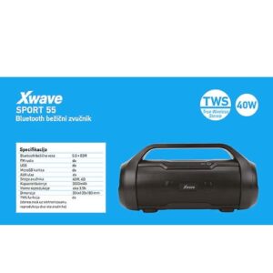 Zvucnik-Bluetooth-Xwave-Sport-55-40W-TWS-BT5.0-027394-bubalica