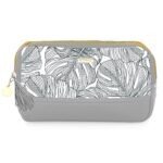 Torbica-zenska-kozmeticka-sivo-bela-Oxybag-Emily-Monstera-13x23cm