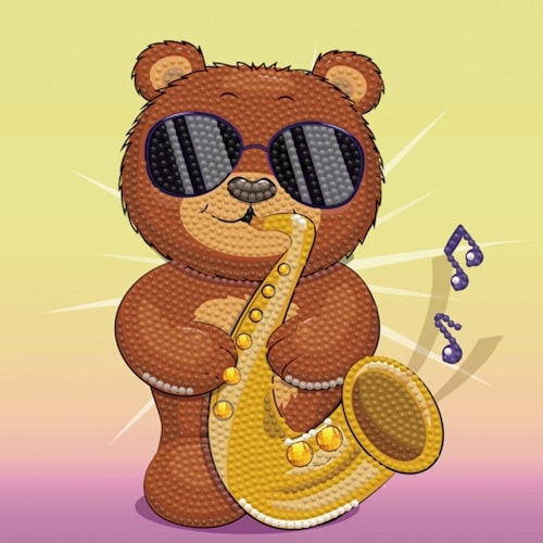 Diamond-Dotz-box-decije-platno-22x22cm-Sax-Bear-DBX.079-NS33344-2-bubalica