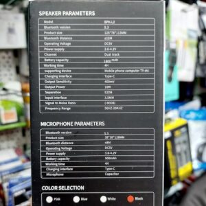 Zvucnik-karaoke-sa-bezicnim-mikrofonom-FM-radio-Bluetooth-500mAh-SPK-L2-10W-2-bubalica