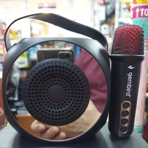 Zvucnik-karaoke-sa-bezicnim-mikrofonom-FM-radio-Bluetooth-500mAh-SPK-L2-10W-2-bubalica