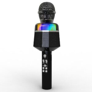 Karaoke-mikrofon-bezicni-sa-zvucnikom-3W-LED-crni-MICBT-01-BK-13684