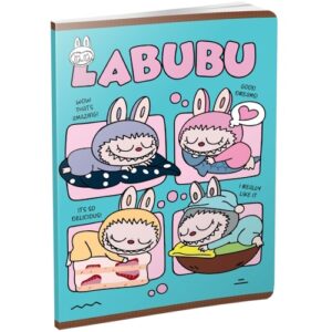 Sveska-A5-kvadratici-Trendy-Labubu-52l-meki-povez-7415-2-bubalica