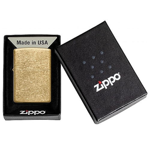 Zippo-upaljac-Regular-Tumbled-Brass-zlatni-49477-bubalica.rs-petar-pan-uzice