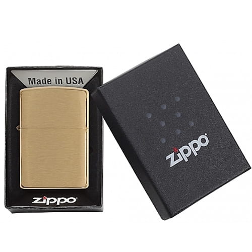 Zippo-upaljac-Solid-Brass-bruseni-zlatni-204B-bubalica.rs-petar-pan-uzice