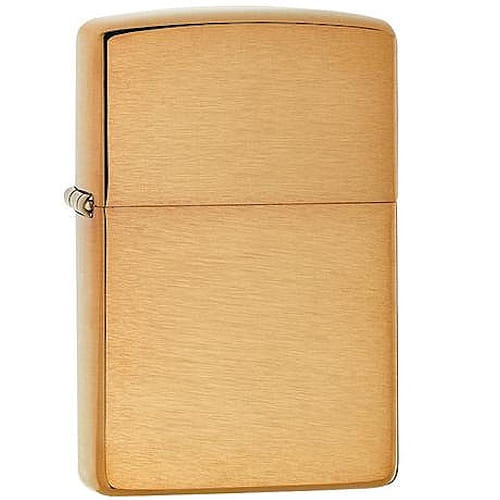 Zippo-upaljac-Solid-Brass-bruseni-zlatni-204B-bubalica.rs-petar-pan-uzice