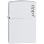 Zippo-upaljac-White-Matte-Zippo-Logo-214ZL-beli-bubalica.rs-petar-pan