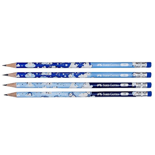 Faber-Castell-grafitna-olovka-sa-gumicom-Arctic-Friends-2B-83000-bubalica.rs-petar-pan-uzice