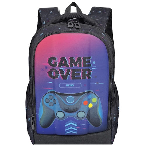 Ranac-ojacana-ledja-sa-cvrstim-prednjim-dzepom-Game-Over-40x29x14cm-SC3371-NS35065-bubalica.rs-petar-pan-uzice