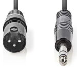 Kabl-Balanced-muski-6.35mm-na-XLR-3-pina-muski-5m-siv-niklovan-Nedis-COTH15100GY50-1218-bubalica.rs-petar-pan-uzice
