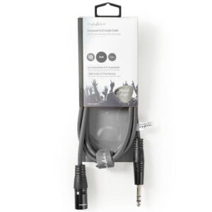 Kabl-Balanced-muski-6.35mm-na-XLR-3-pina-muski-5m-siv-niklovan-Nedis-COTH15100GY50-1218-bubalica.rs-petar-pan-uzice