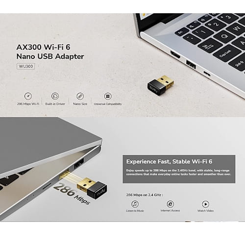 Wireless-USB-adapter-AX300-Wi-Fi-6-nano-do-286Mbps-Cudy-WU300-2-bubalica.rs-petar-pan-uzice
